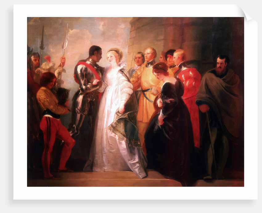 Othello, Act II, Sc. i, The Return of Othello by Thomas Stothard