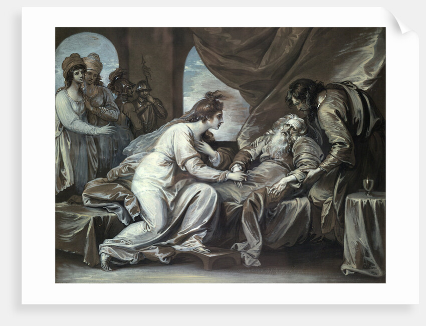 Lear and Cordelia by Benjamin West