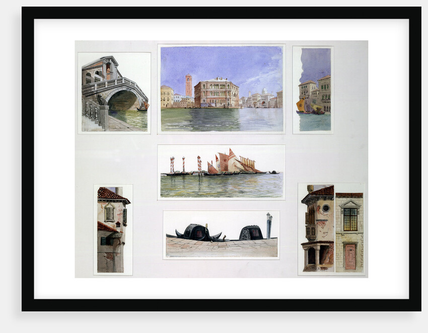 Set design for The Rialto, Merchant of Venice by John O'Connor