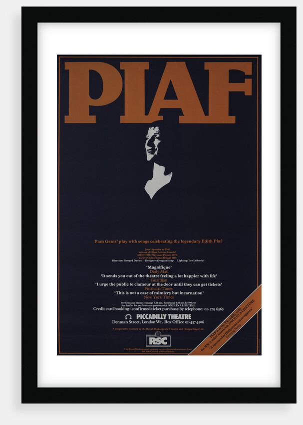 Piaf, 1980 by Howard Davies