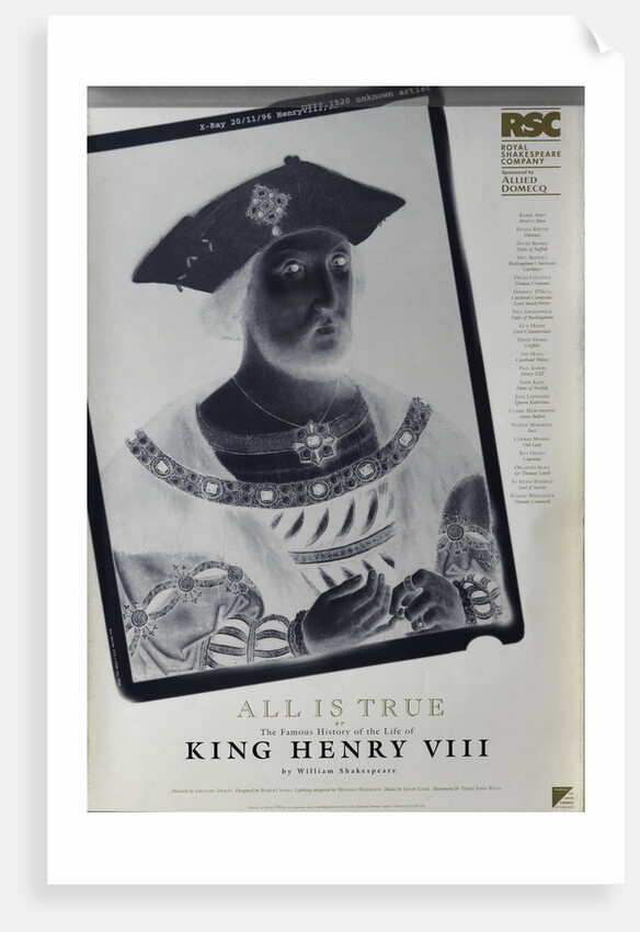 Henry VIII, 1996 by Gregory Doran