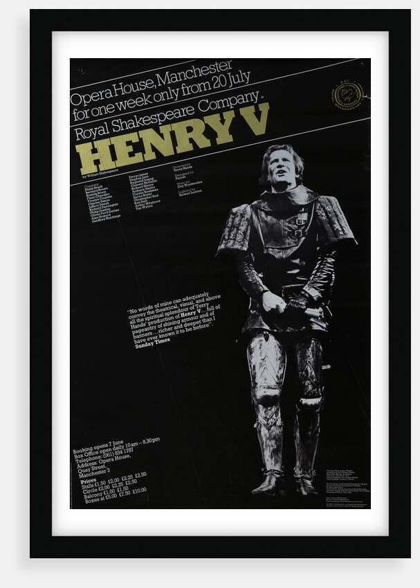 Henry V, 1975 by Terry Hands