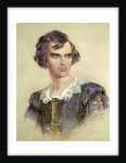 Portrait of Barry Sullivan as Hamlet by Henry O'Shea