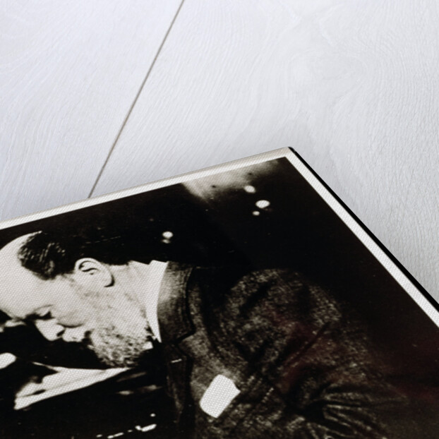 Carl Faberge, Russian jeweller and goldsmith, at work by Anonymous