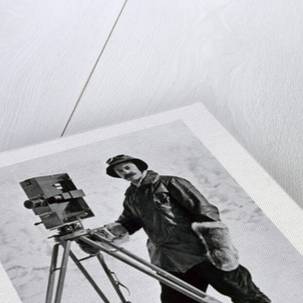 Herbert Ponting, British photographer, in the Antarctic by Anonymous
