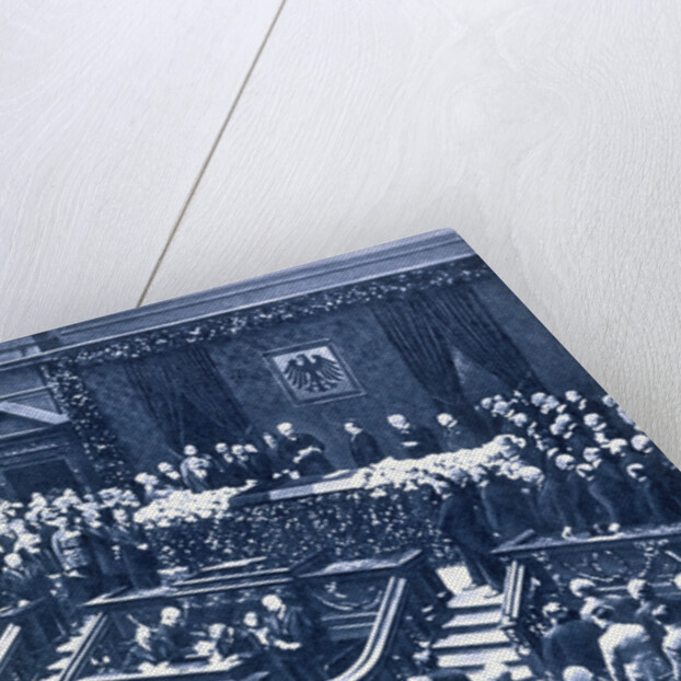 Swearing-in ceremony of President Field Marshal von Hindenburg by Anonymous