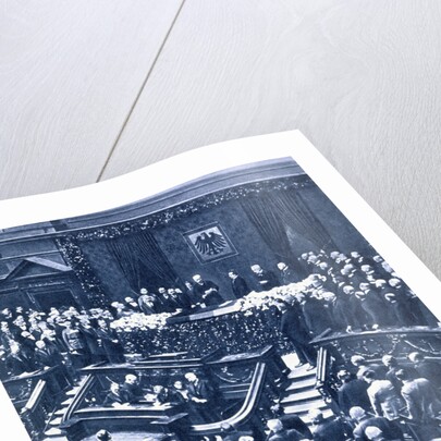 Swearing-in ceremony of President Field Marshal von Hindenburg by Anonymous