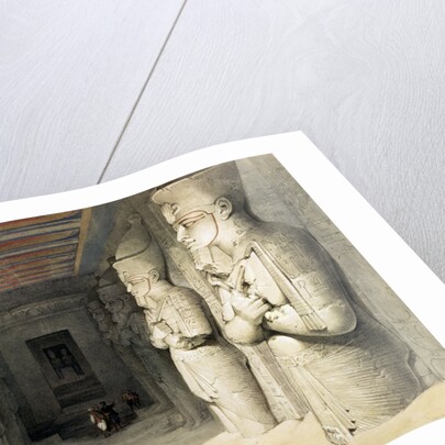 Interior of the Temple of Abu Simbel by David Roberts