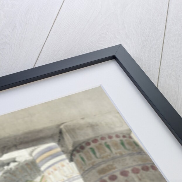 View through the Hall of Columns, Karnak by David Roberts