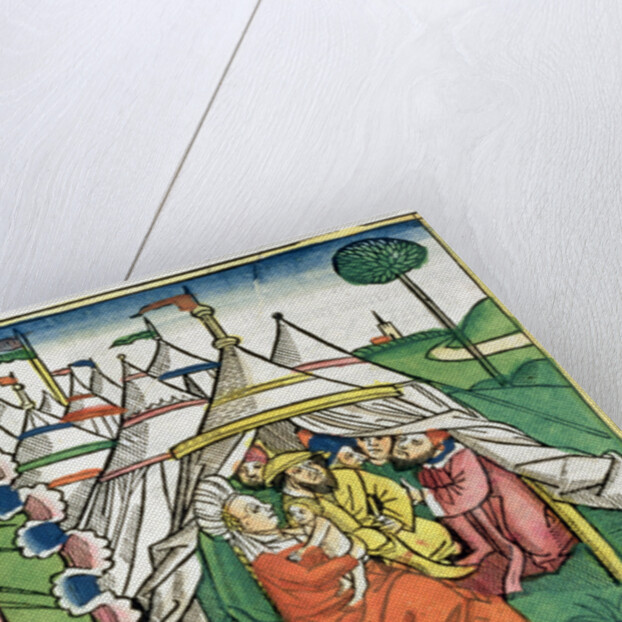 Exodus 20:1-5: Moses receiving the Ten Commandments by Anonymous