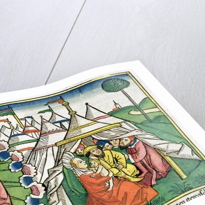 Exodus 20:1-5: Moses receiving the Ten Commandments by Anonymous