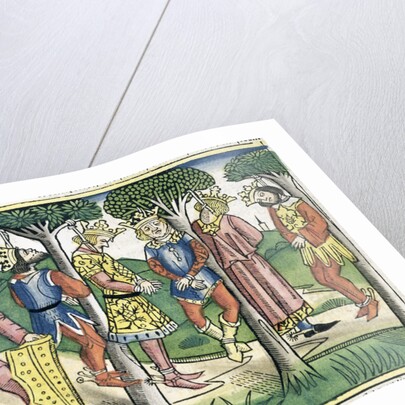 Joshua 10:16-27: the execution of the five kings by Anonymous