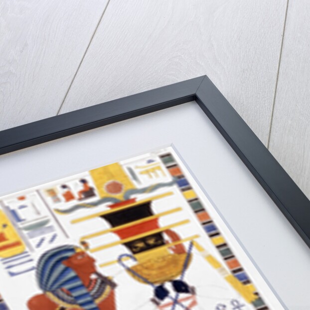 Two murals from the tombs of the Kings of Thebes, discovered by G Belzoni by Anonymous