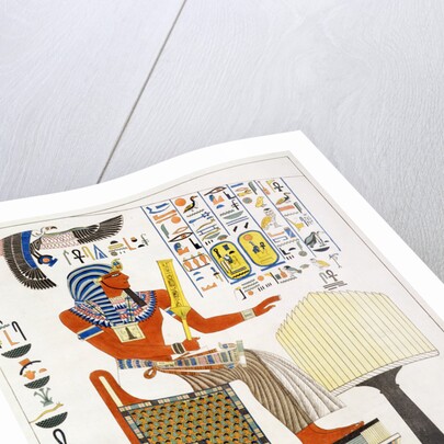 Mural from the Tombs of the Kings of Thebes, discovered by G Belzoni by Charles Joseph Hullmandel