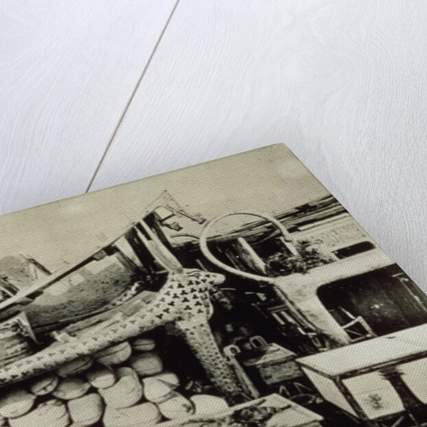 View of the antechamber of the Tomb of Tutankhamun looking west by Harry Burton
