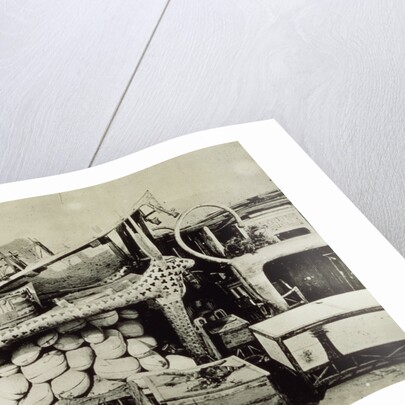 View of the antechamber of the Tomb of Tutankhamun looking west by Harry Burton