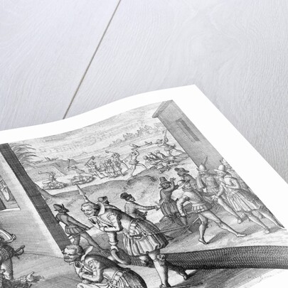 The Spanish capture Fort Caroline by Anonymous