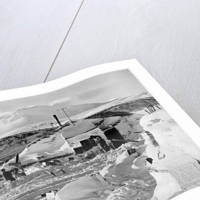 In Winter Quarters Working on Maps and Records by Herbert Ponting