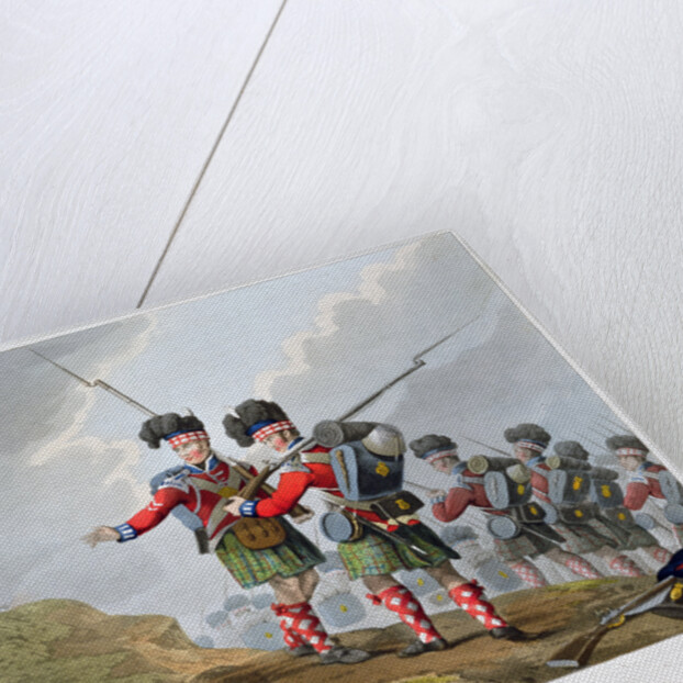 Highland troops at the Battle of Vimeiro by Matthew Dubourg