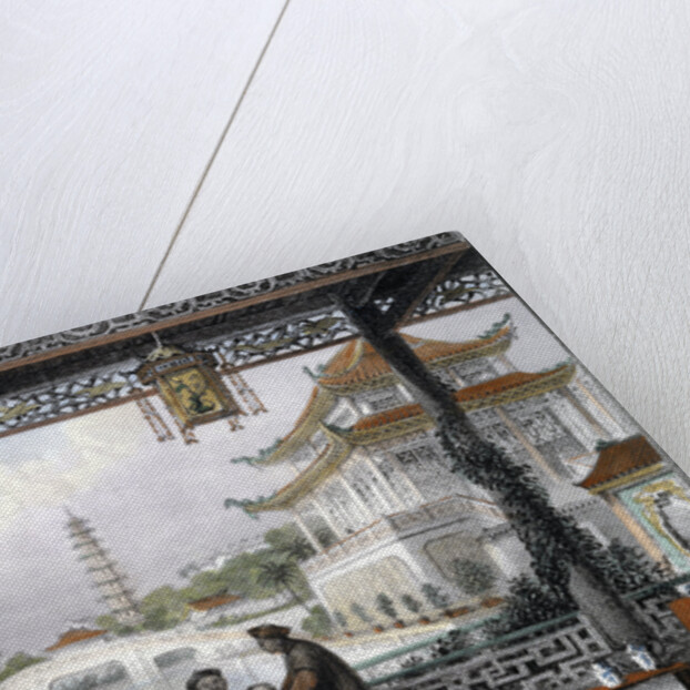 Pavilion and Gardens of a Mandarin near Peking by Thomas Allom