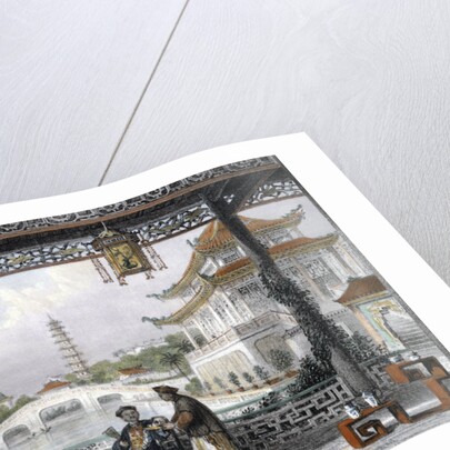 Pavilion and Gardens of a Mandarin near Peking by Thomas Allom