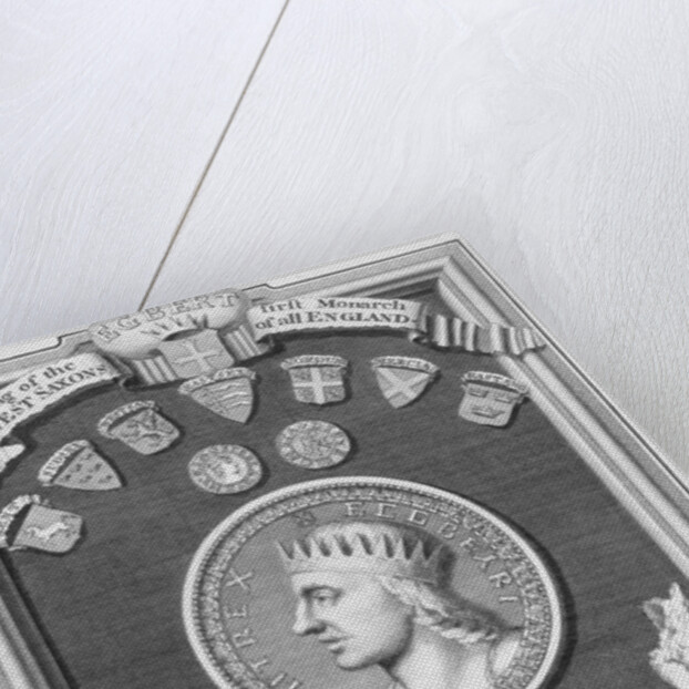 Egbert, King of the West Saxons and first monarch of all England by George Vertue
