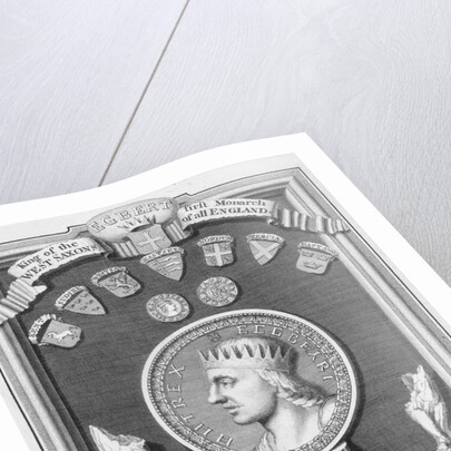 Egbert, King of the West Saxons and first monarch of all England by George Vertue