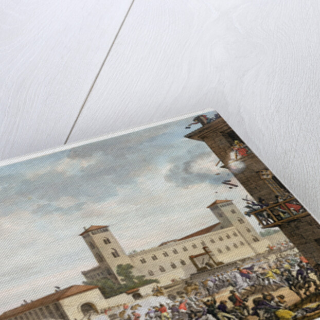 Revolt at Pavia by Jacques Joseph Coiny