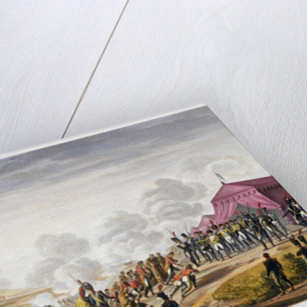 The bombardment of Madrid by Edme Bovinet