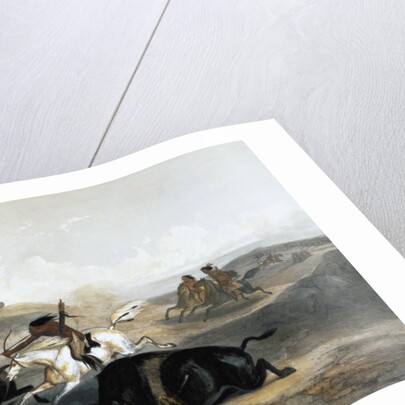 Indians Hunting the Bison by Carl Vogel