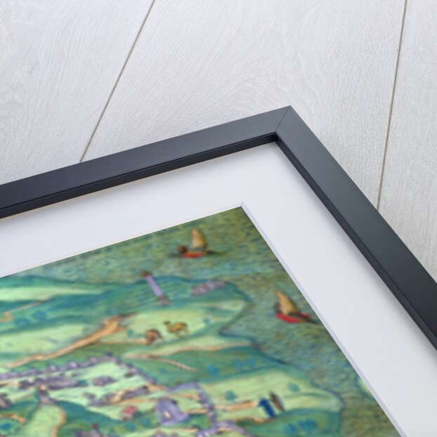 Map of Alexandria by Joris Hoefnagel