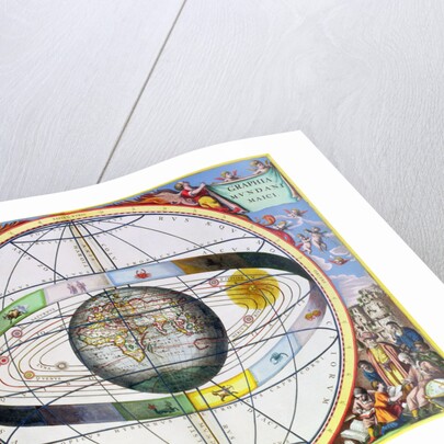 Map of Christian contellations by Andreas Cellarius