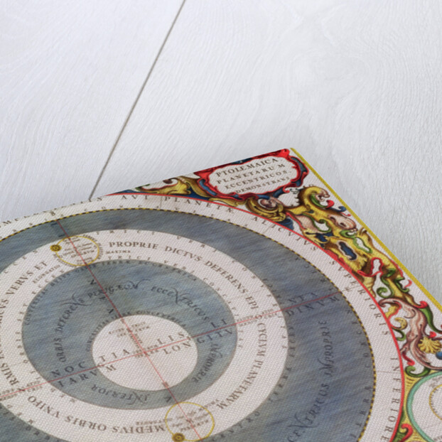 Ptolemic System by Andreas Cellarius