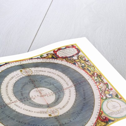 Ptolemic System by Andreas Cellarius