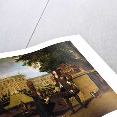 John Rose, the King's Gardener, presenting Charles II with a pineapple by Hendrick Danckerts