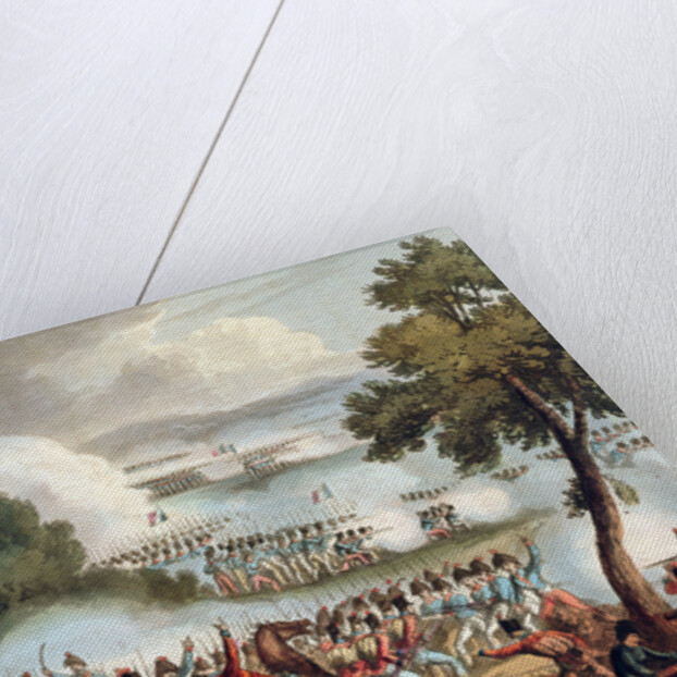The Left Wing of the British army in Action at the Battle of Waterloo by Thomas Sutherland