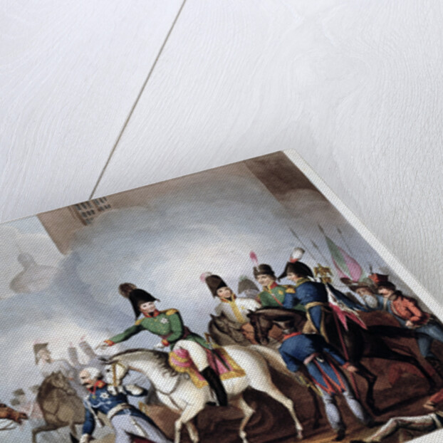 The Allied commanders at Leipzig by Thomas Sutherland