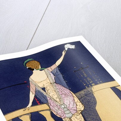Farewell at Night by Georges Barbier