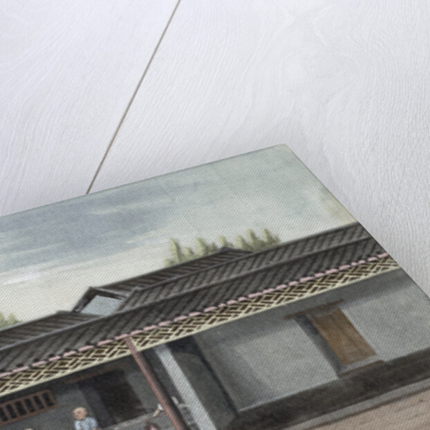 Drying tea leaves by Anonymous