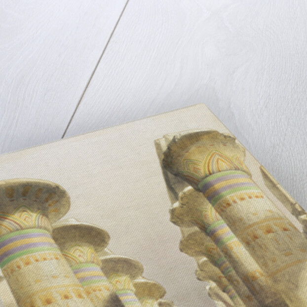 Central avenue of the Great Hall of Columns by David Roberts