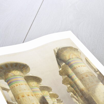 Central avenue of the Great Hall of Columns by David Roberts