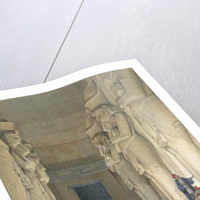 Excavated temple of Gyrshe by David Roberts