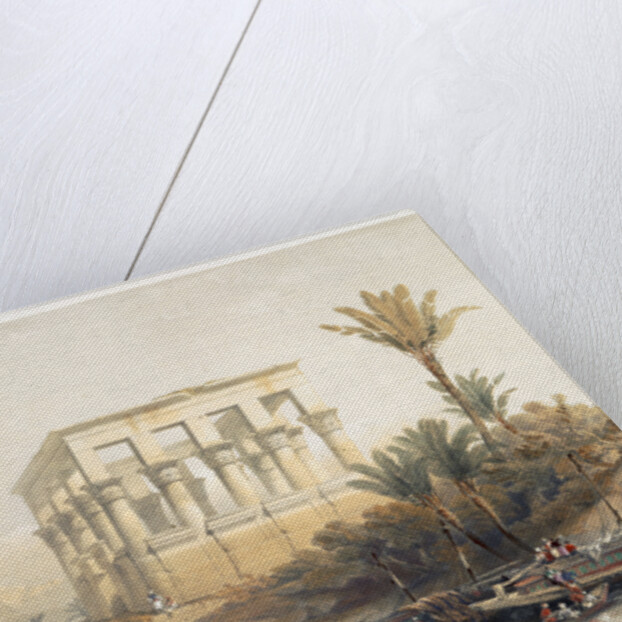 The Hypaethral Temple at Philae by David Roberts