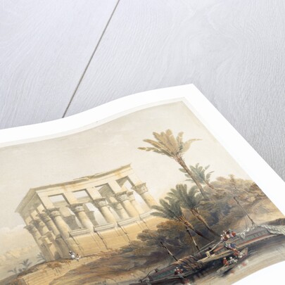The Hypaethral Temple at Philae by David Roberts