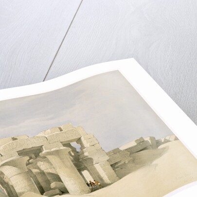 Temple of Sobek and Horuss at Kom Ombo by David Roberts