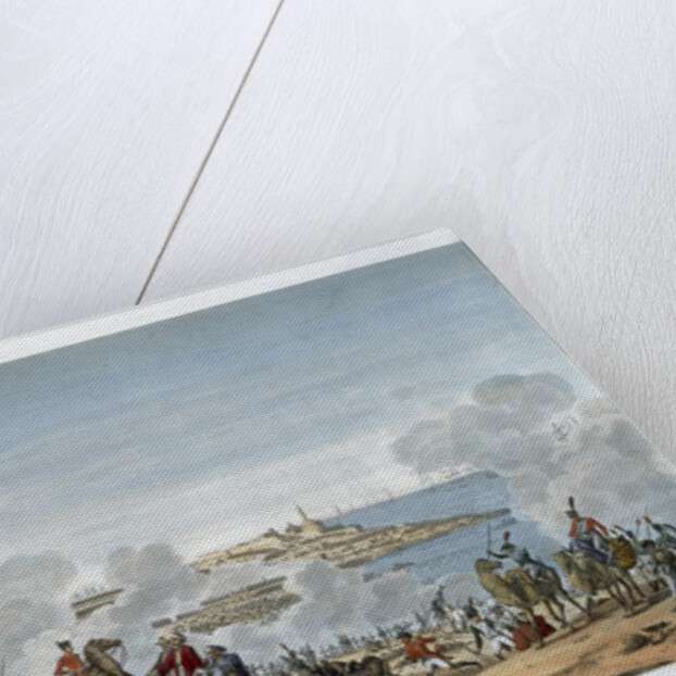 The Battle of Aboukir by Louis Francois Couche