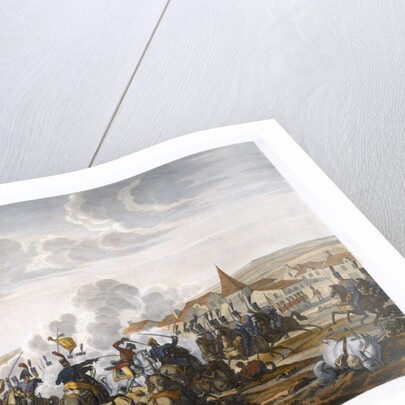 The Death of Prince Ludwig of Prussia at the Battle of Saalfed by Louis Francois Couche