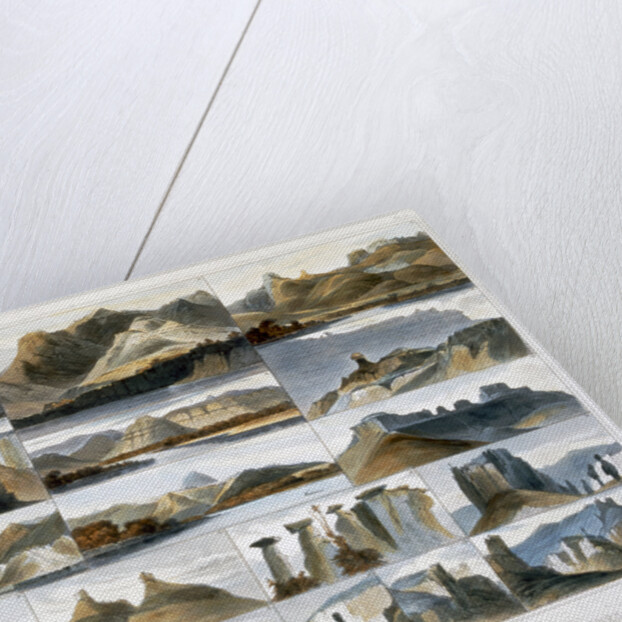 Remarkable Hills on the Upper Missouri by Friedrich Salathe