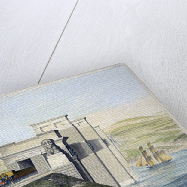 Britannia Bridge, Anglesey Entrance by George Hawkins