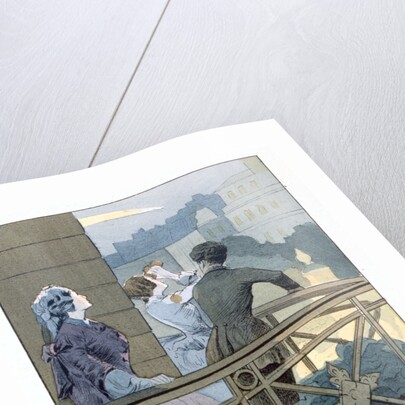 People watching a comet by Anonymous